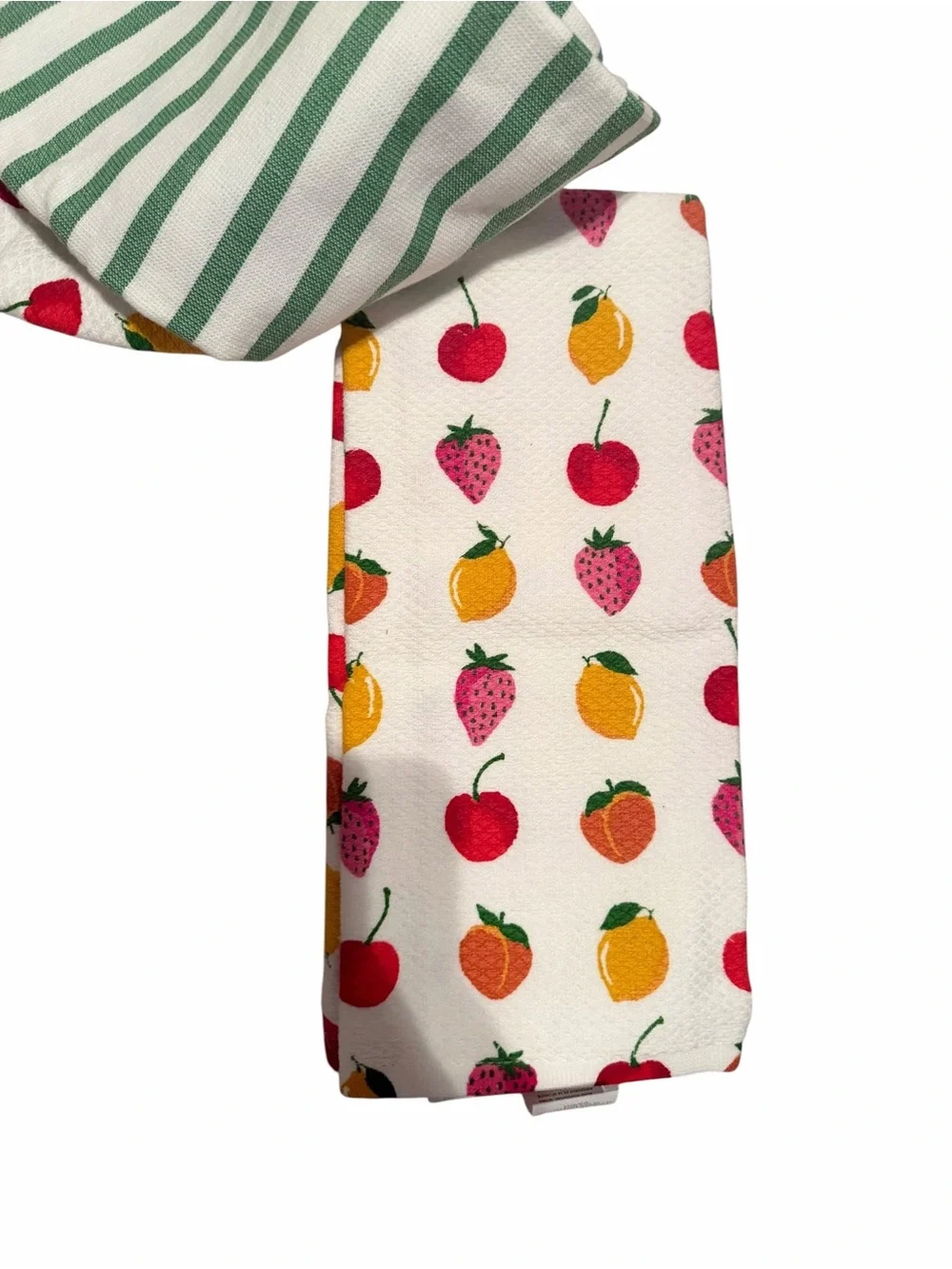 NWOT Kate Spade New York Assortment of fruits Kitchen Towels.  Set of 3